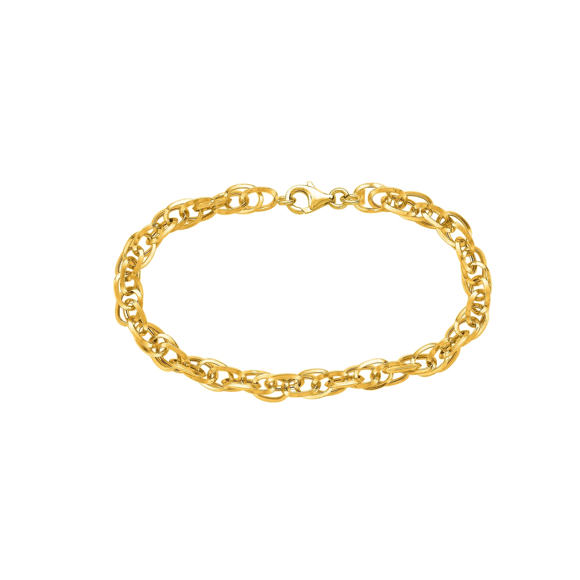 14K Yellow Gold 18" Polished Euro Link