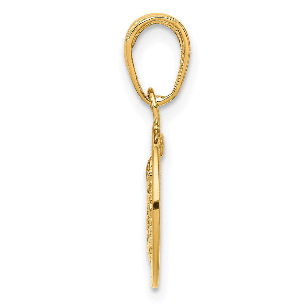 14k Saint Christopher Medal Charm