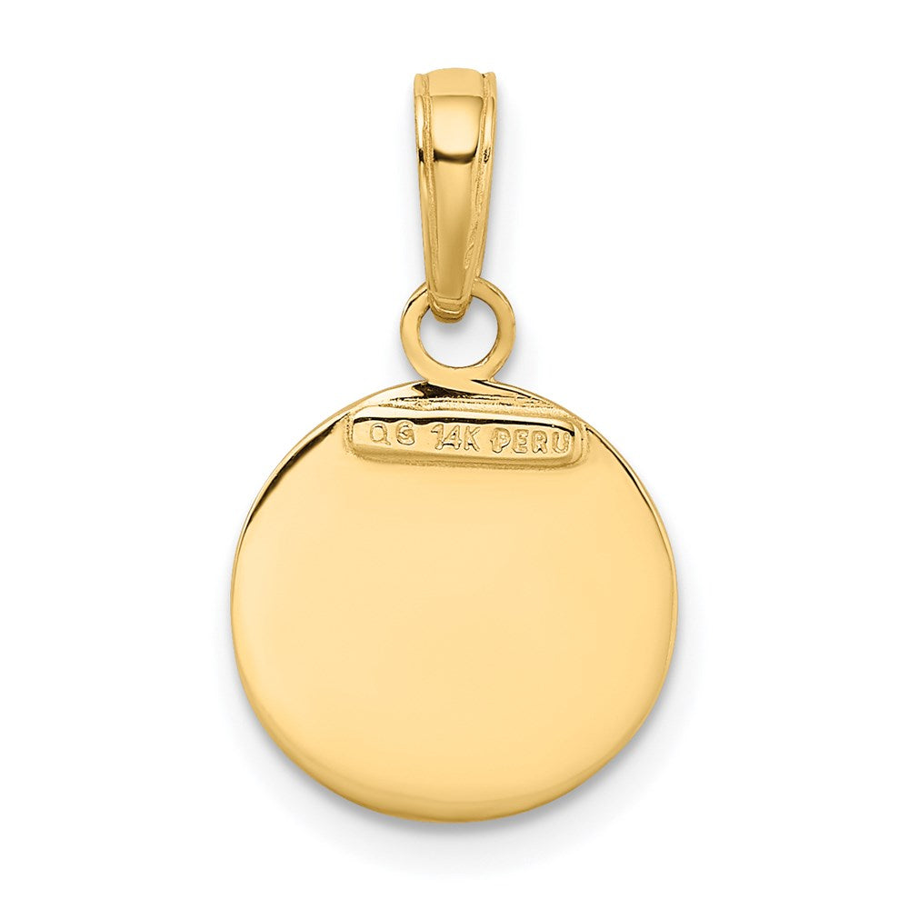 14k Saint Christopher Medal Charm