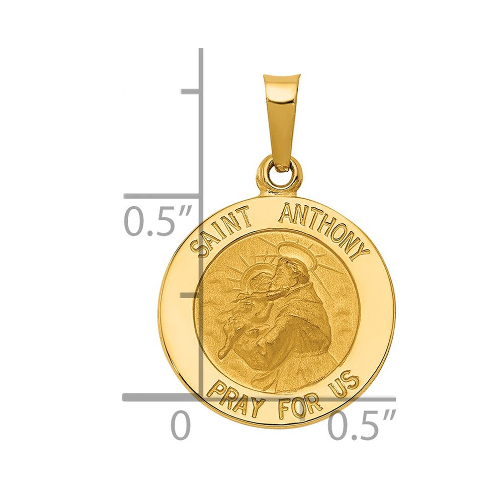 14k Saint Anthony Medal Charm