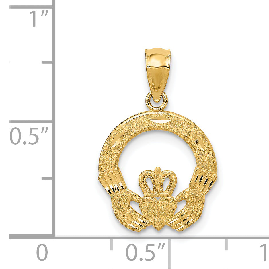 14k Claddagh Charm
