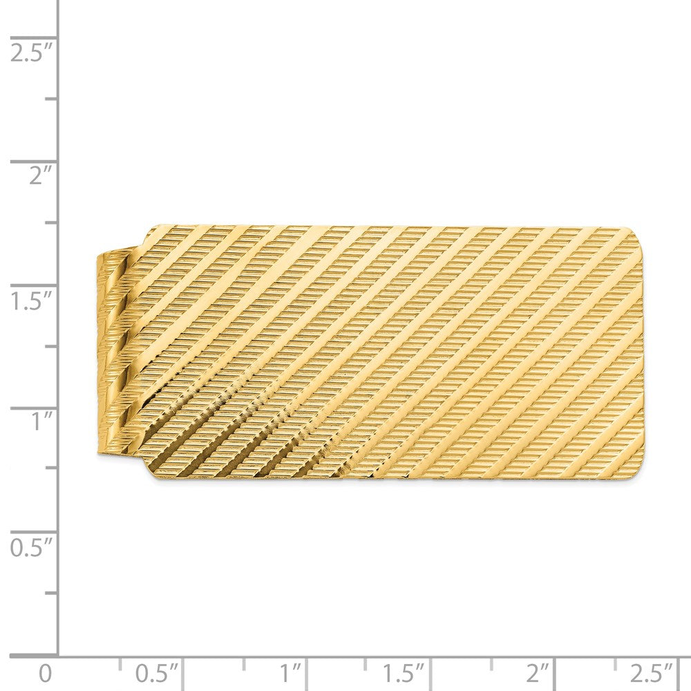 14k Men's Textured Money Clip