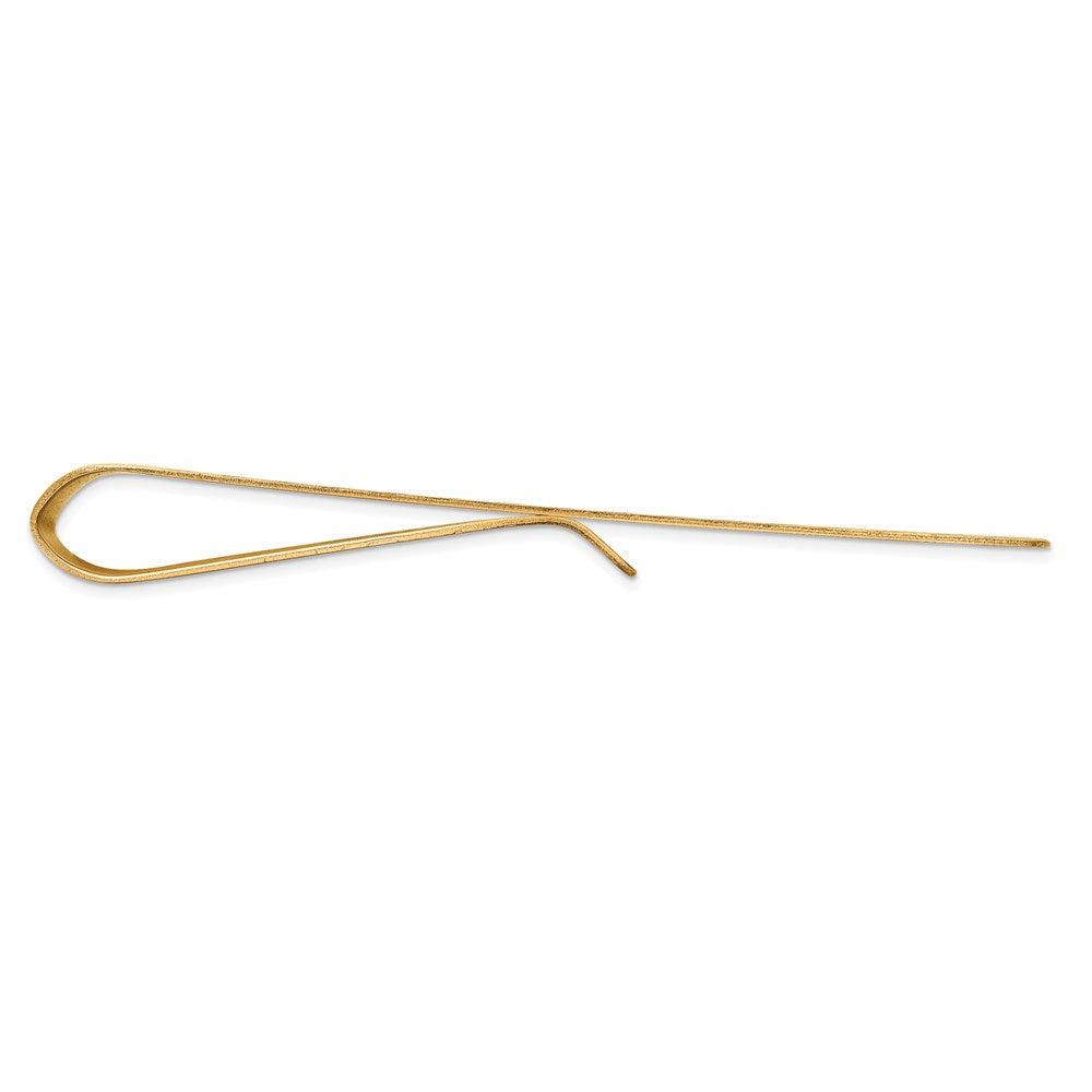 14k Men's Grooved Polished Money Clip