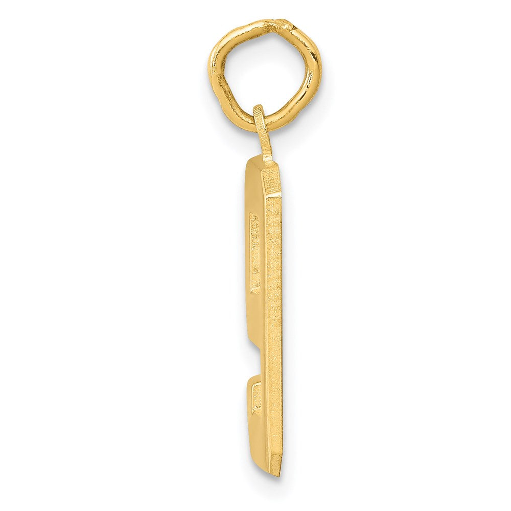 14k Medium Polished Number 9 Charm