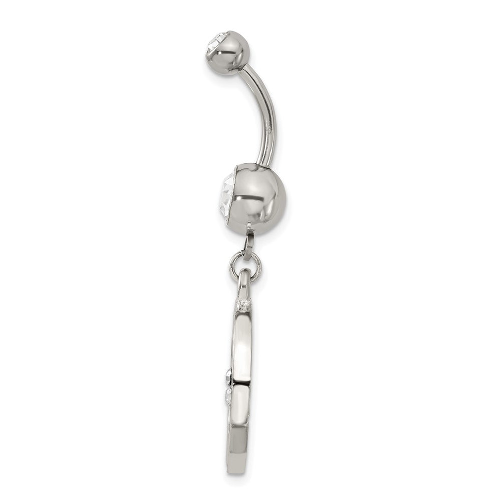 Playboy Miss April Crystal & Enameled Belly Ring