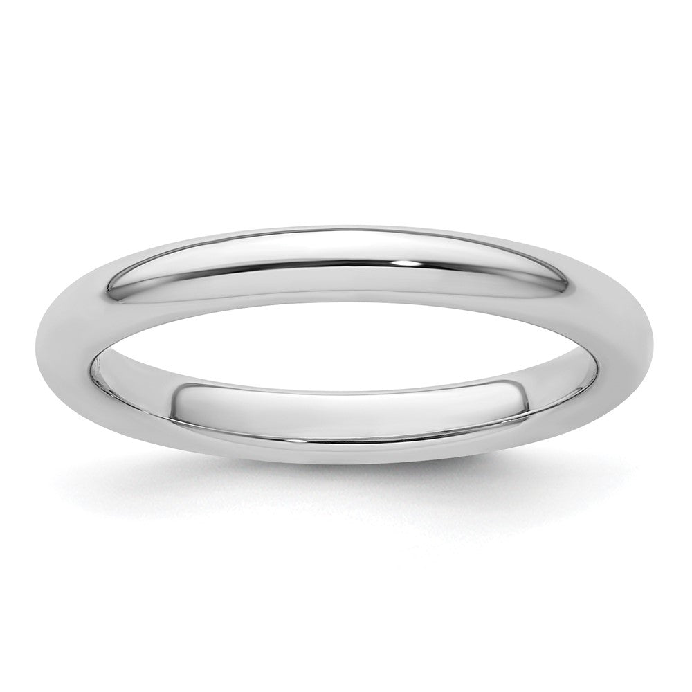 Platinum 2.5mm Comfort-Fit Wedding Band Size 11