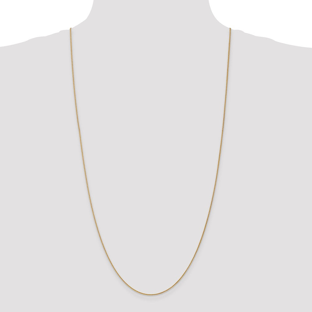 14K 30 inch 1.05mm Spiga with Lobster Clasp Chain