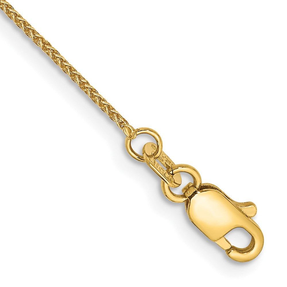 14K 9 inch .85mm Spiga with Lobster Clasp Anklet