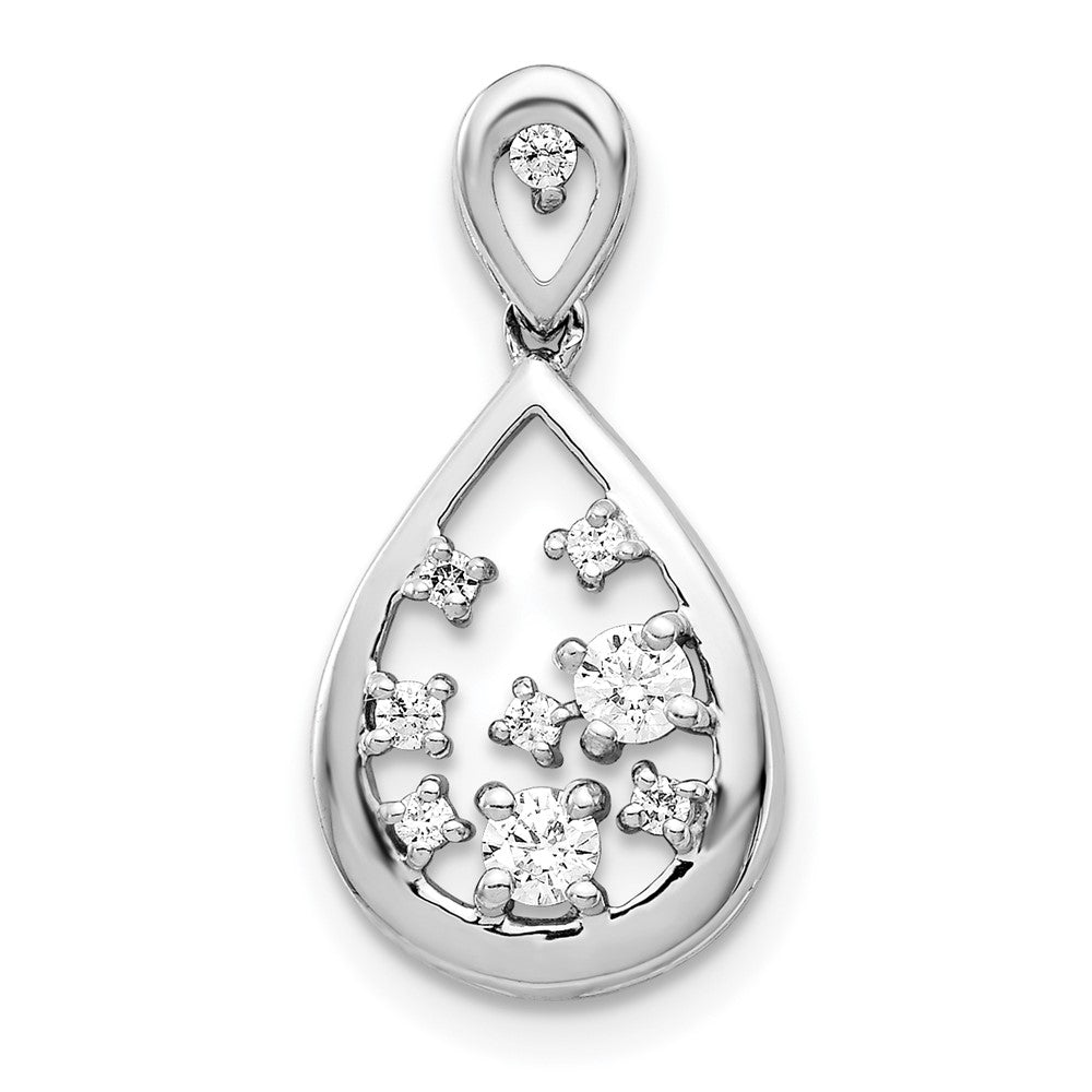 14K White Gold Lab Grown Diamond VS/SI FGH Pendant