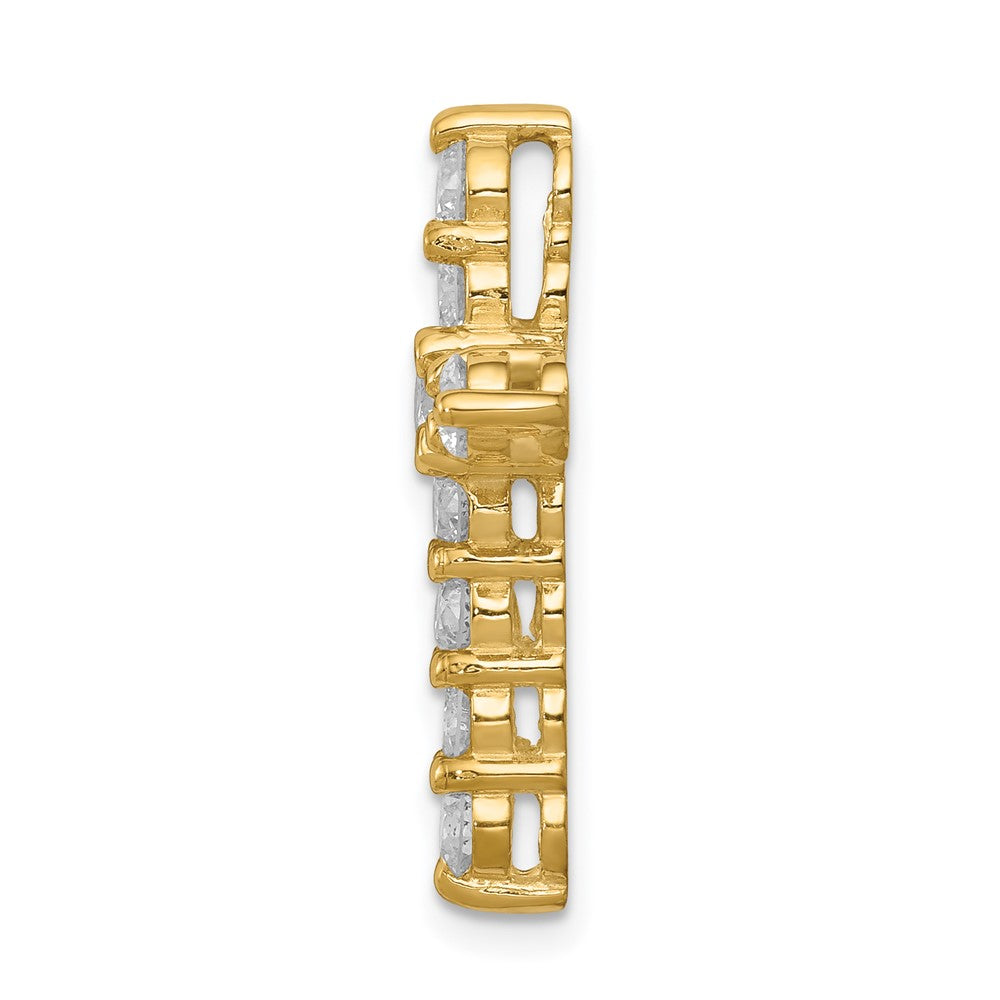 14K Lab Grown Diamond VS/SI FGH Cross Pendant