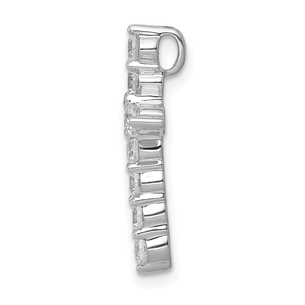 14K White Gold Lab Grown Diamond VS/SI FGH Chain SIide