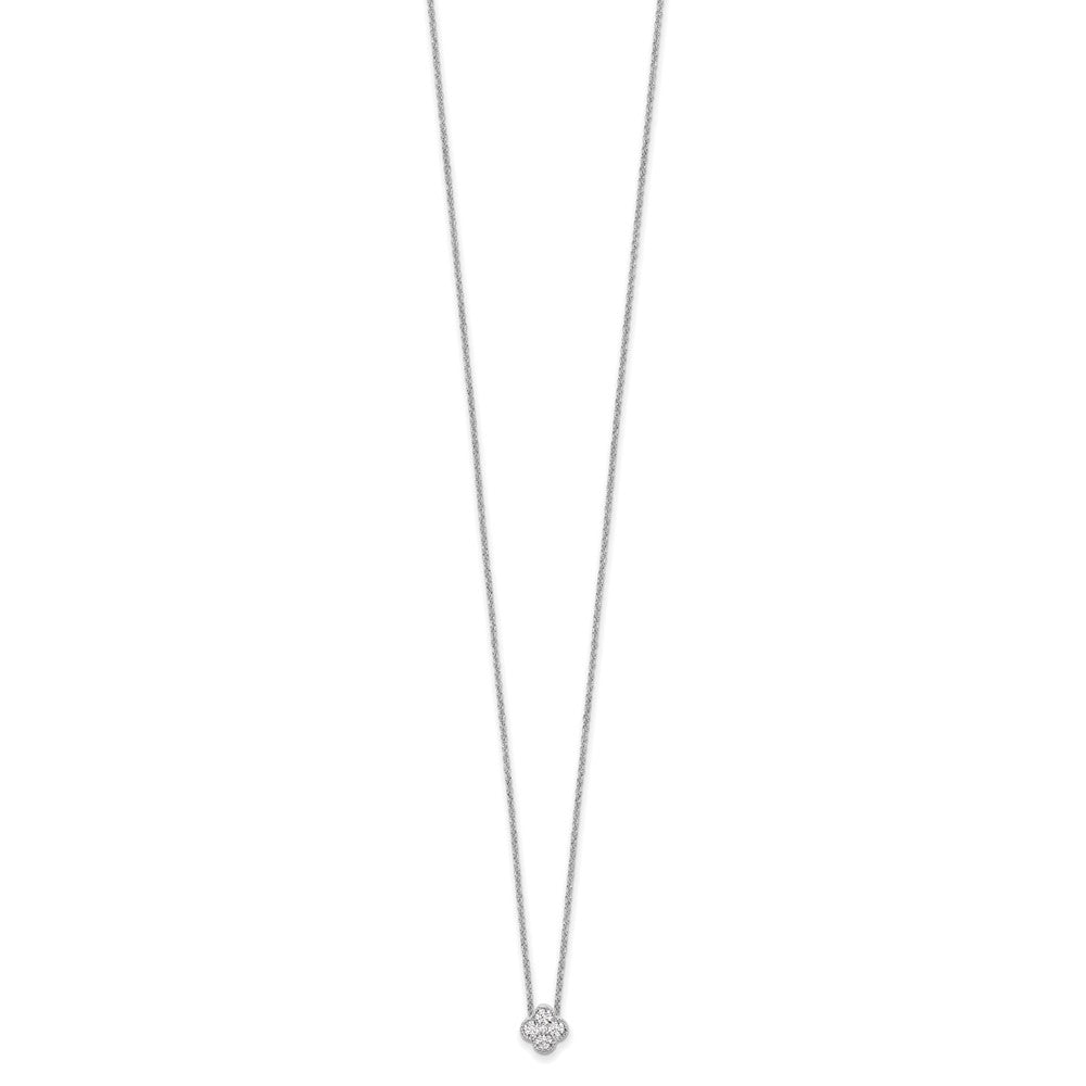 10kw Lab Grown Diamond VS/SI FGH Bloom Pendant Necklace w/ chain
