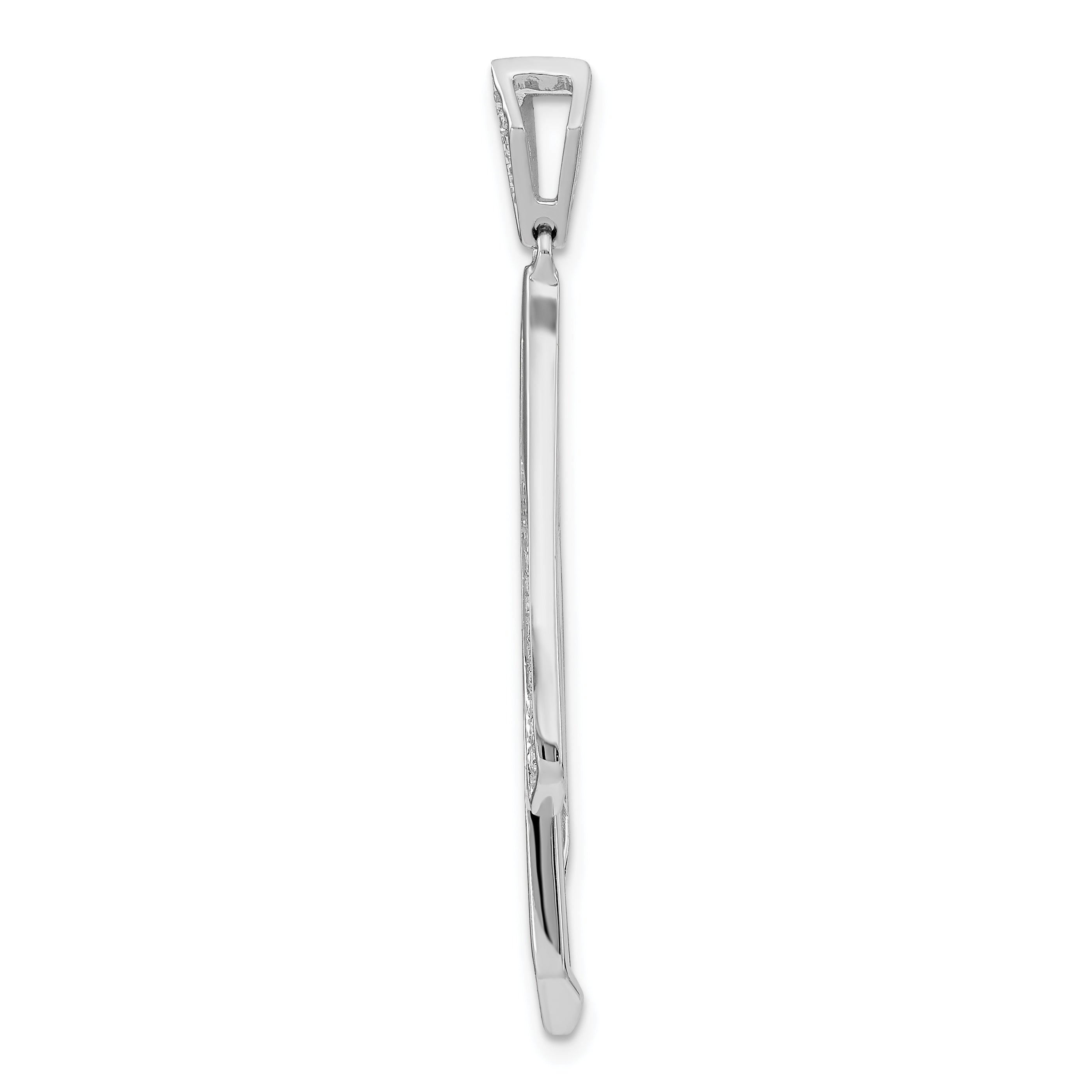 14k White Gold 1/4 carat Lab Grown Diamond VS/SI+ G+ Fashion Pendant