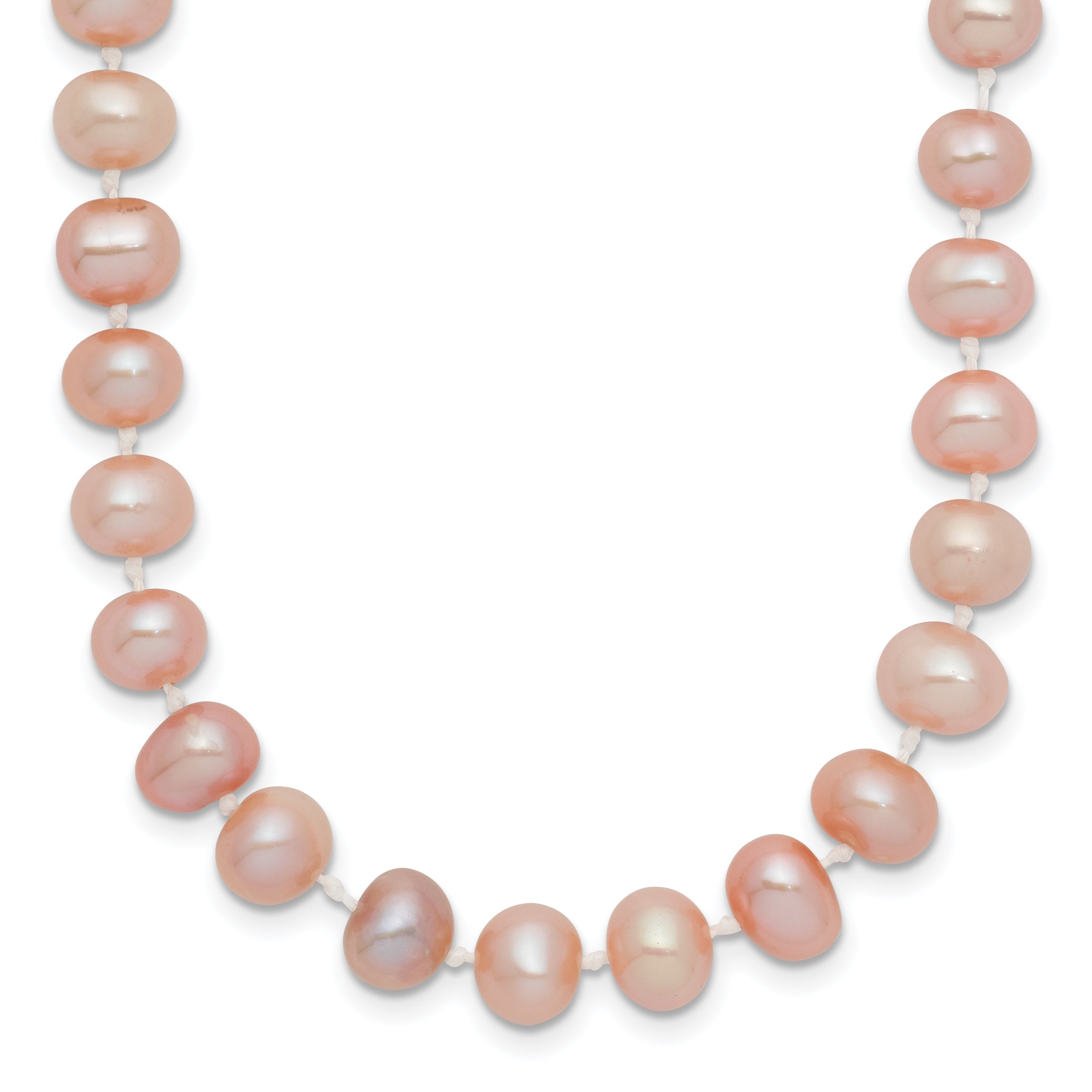 14k 6-7mm Pink Near-Round Freshwater Cultured Pearl 7.5 inch Bracelet
