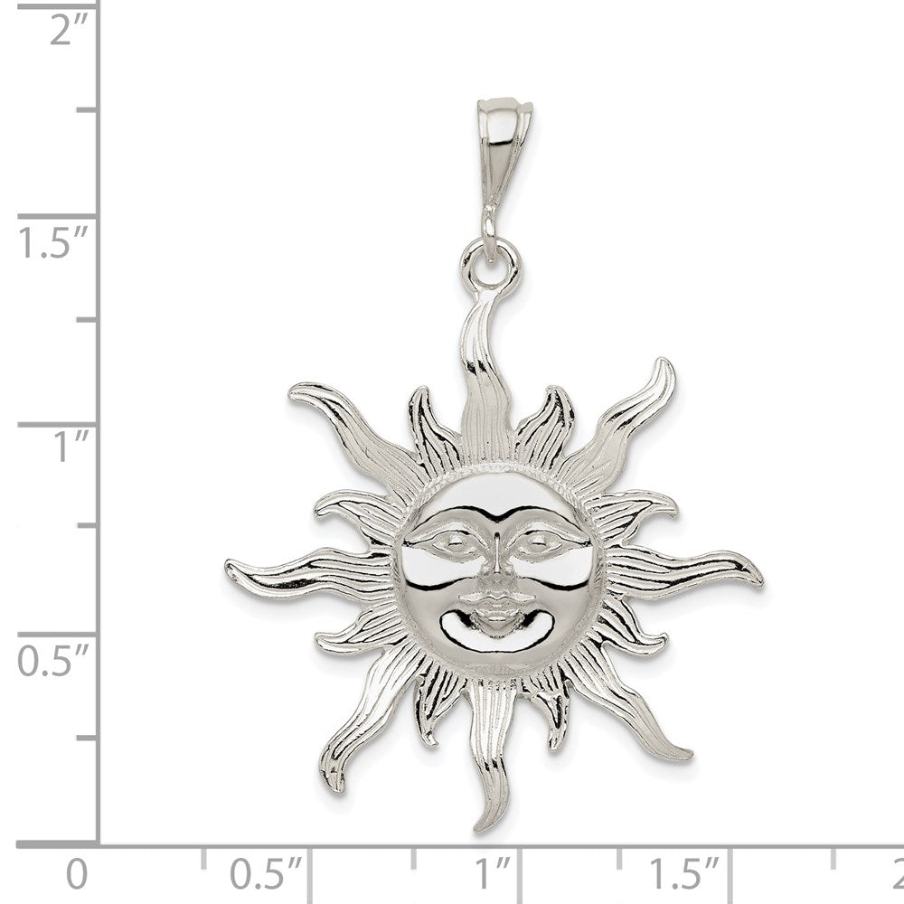 Sterling Silver Sun Pendant