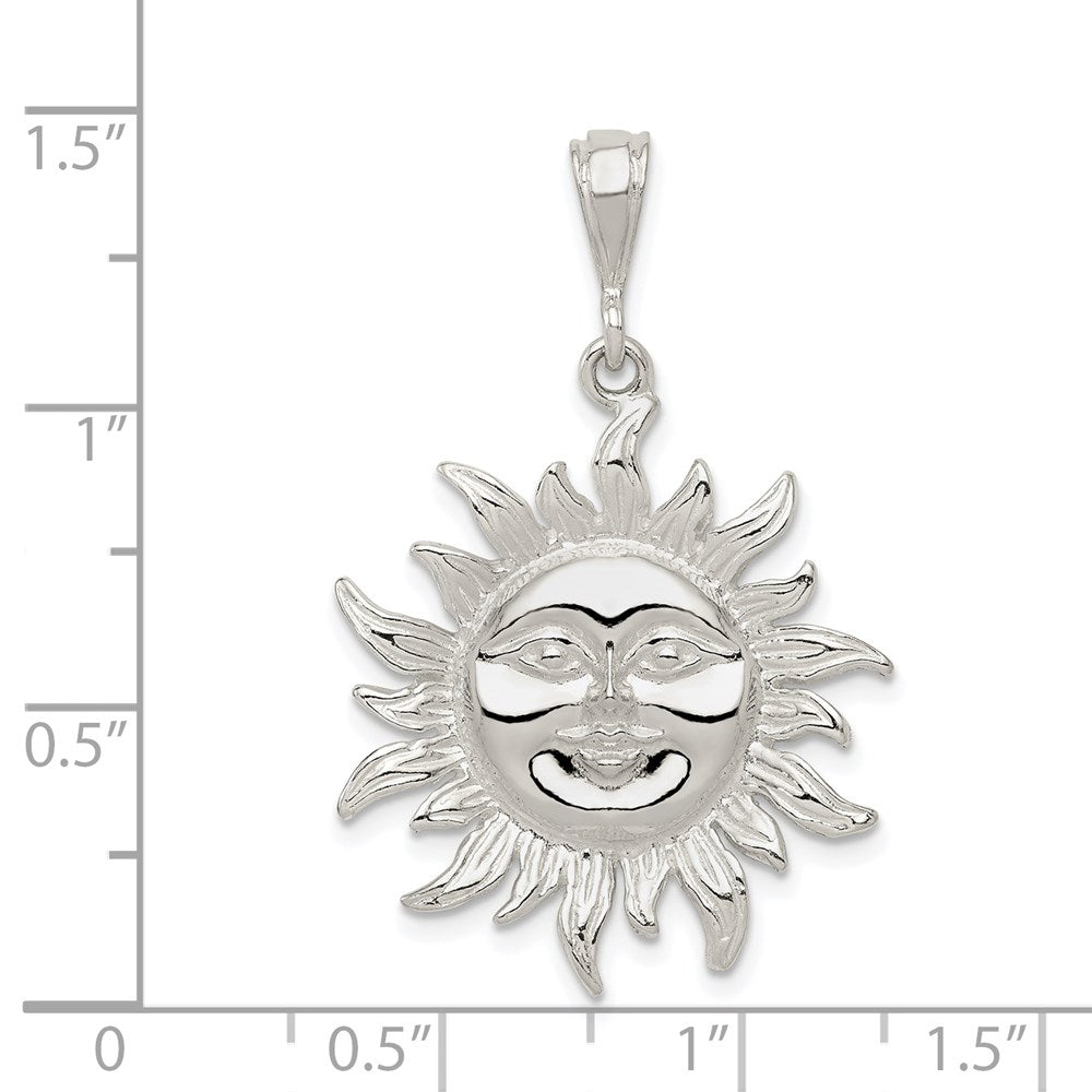 Sterling Silver Sun Pendant