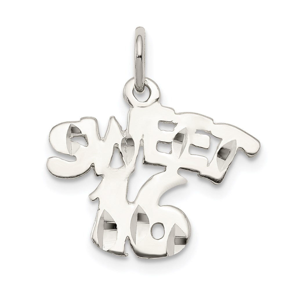 Sterling Silver Sweet 16 Charm