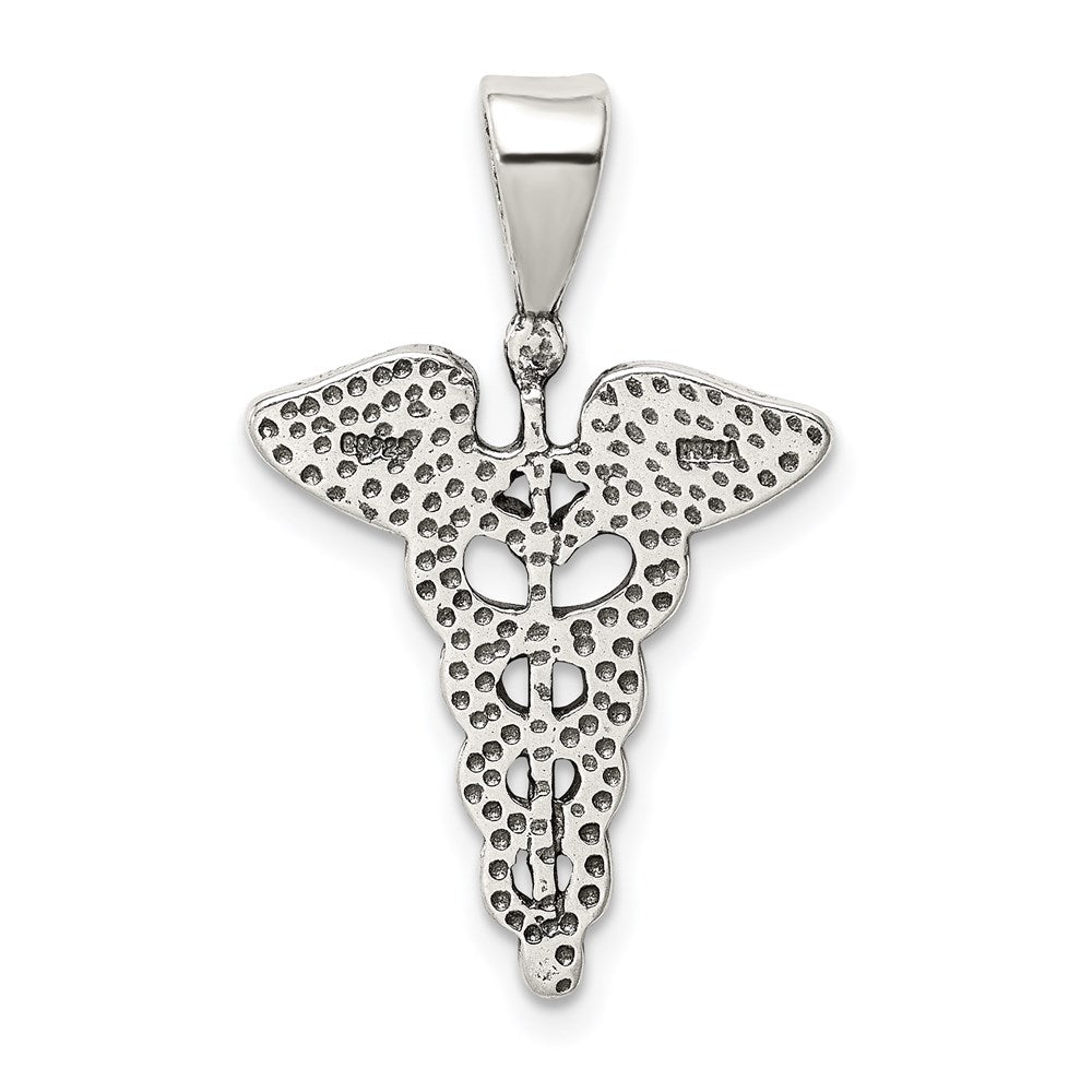 Sterling Silver Caduceus Charm