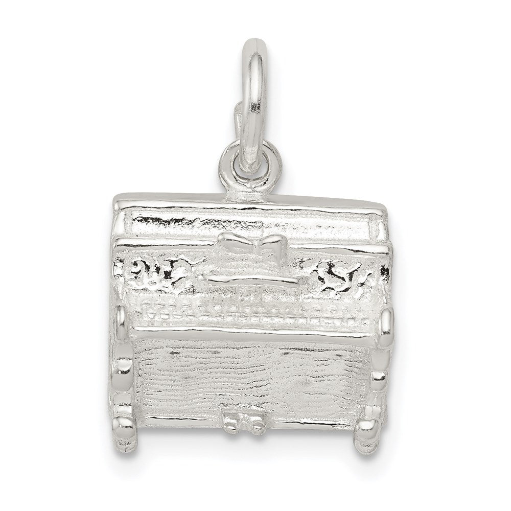 Sterling Silver Piano Charm