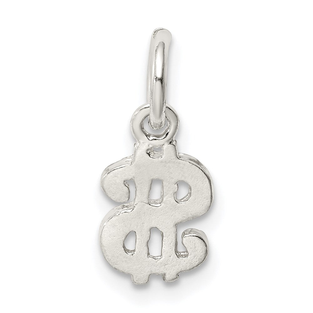 Sterling Silver Dollar Sign Charm