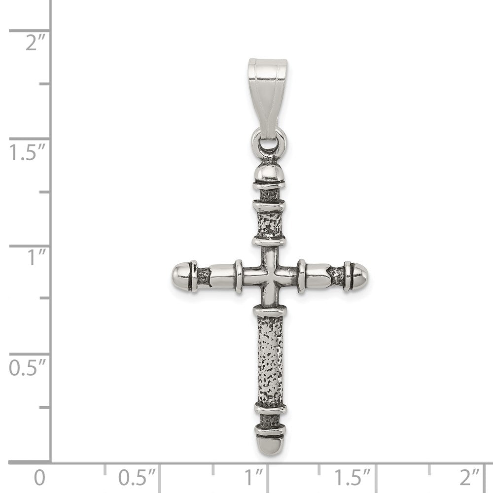 Sterling Silver Antiqued Cross Pendant