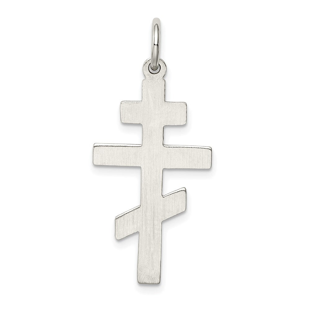 Sterling Silver Eastern Orthodox Cross Charm