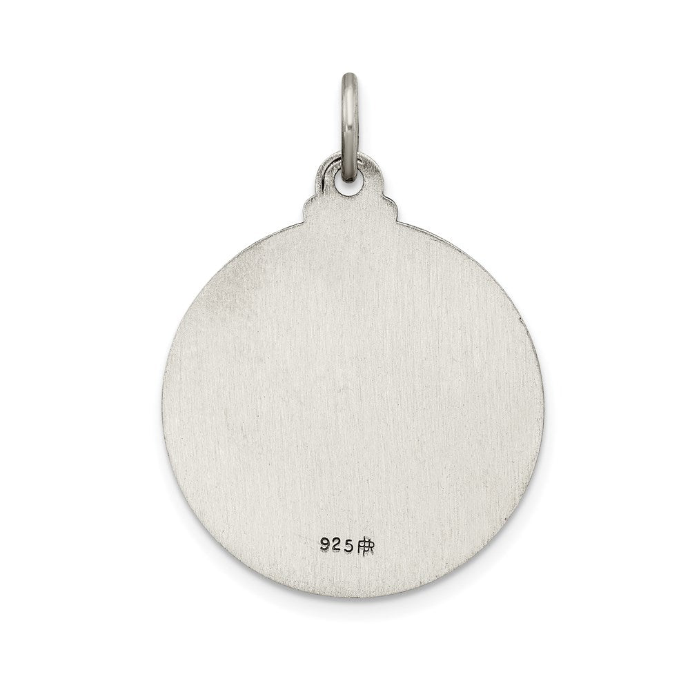 Sterling Silver Antiqued Ecce Homo Medal