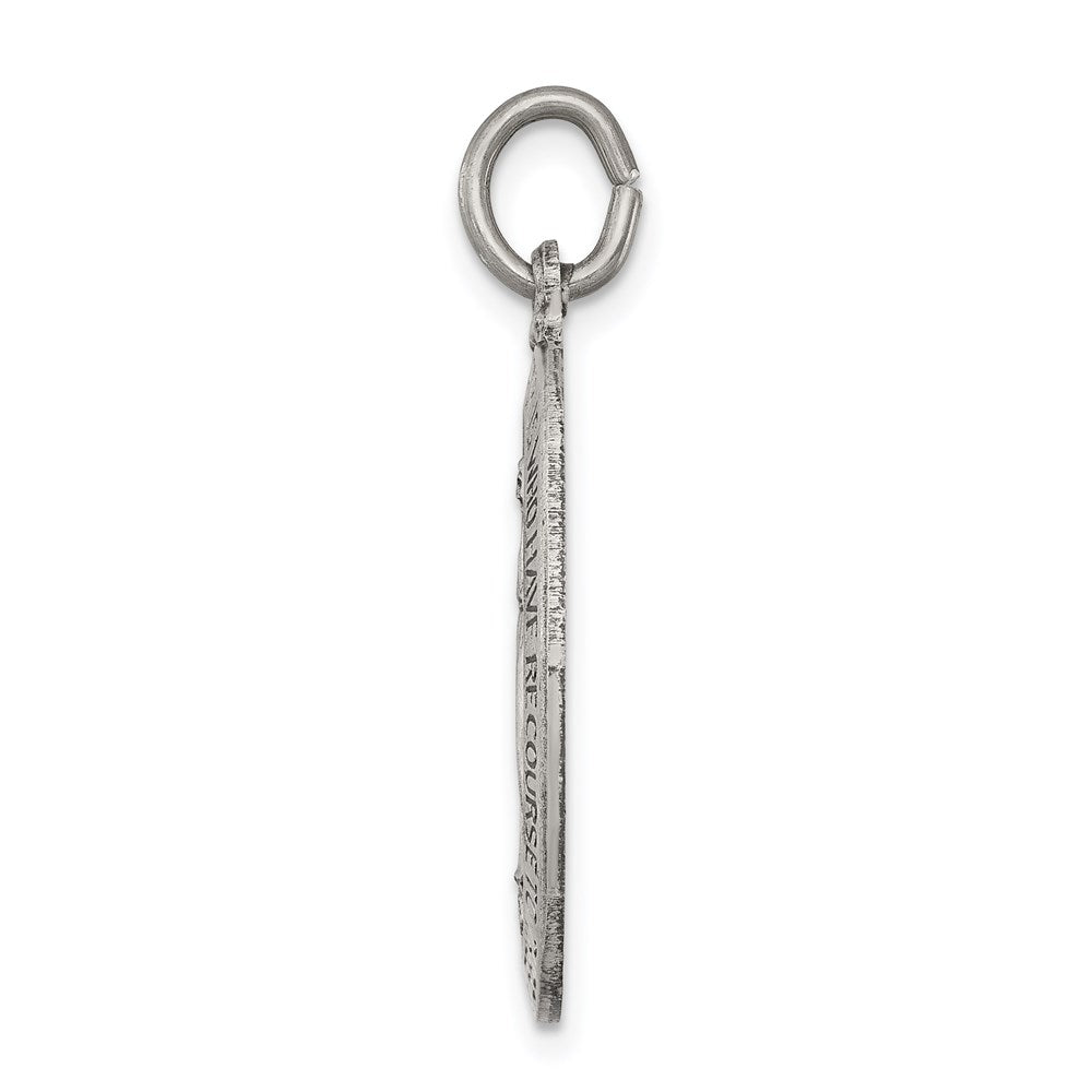 Sterling Silver Antiqued Miraculous Medal