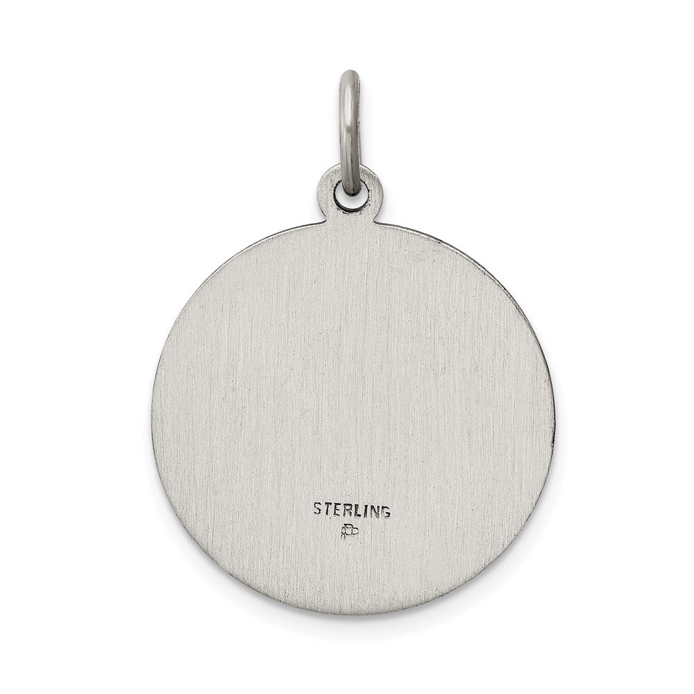 Sterling Silver Antique St. Christopher Medal