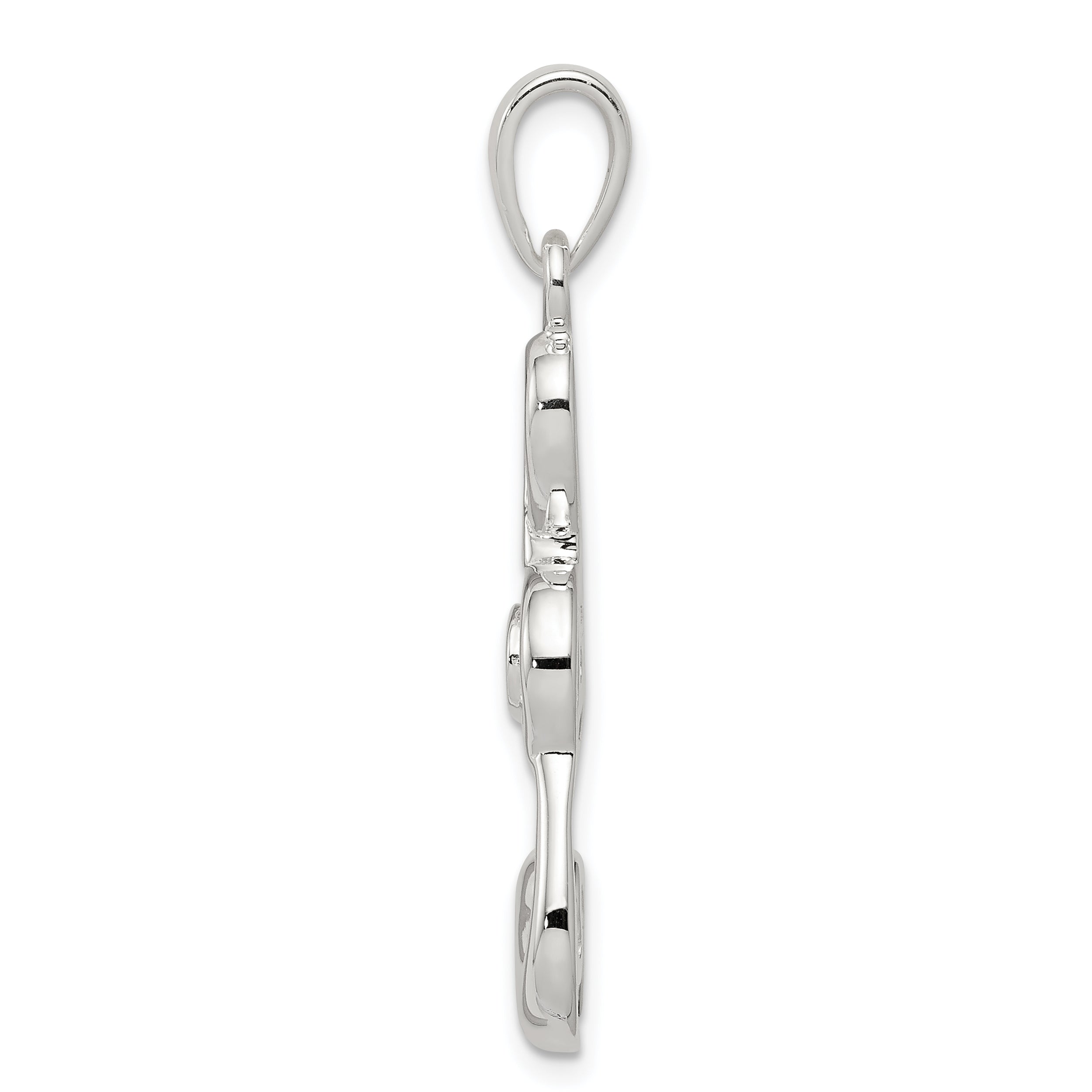 Sterling Silver Treble Clef Charm