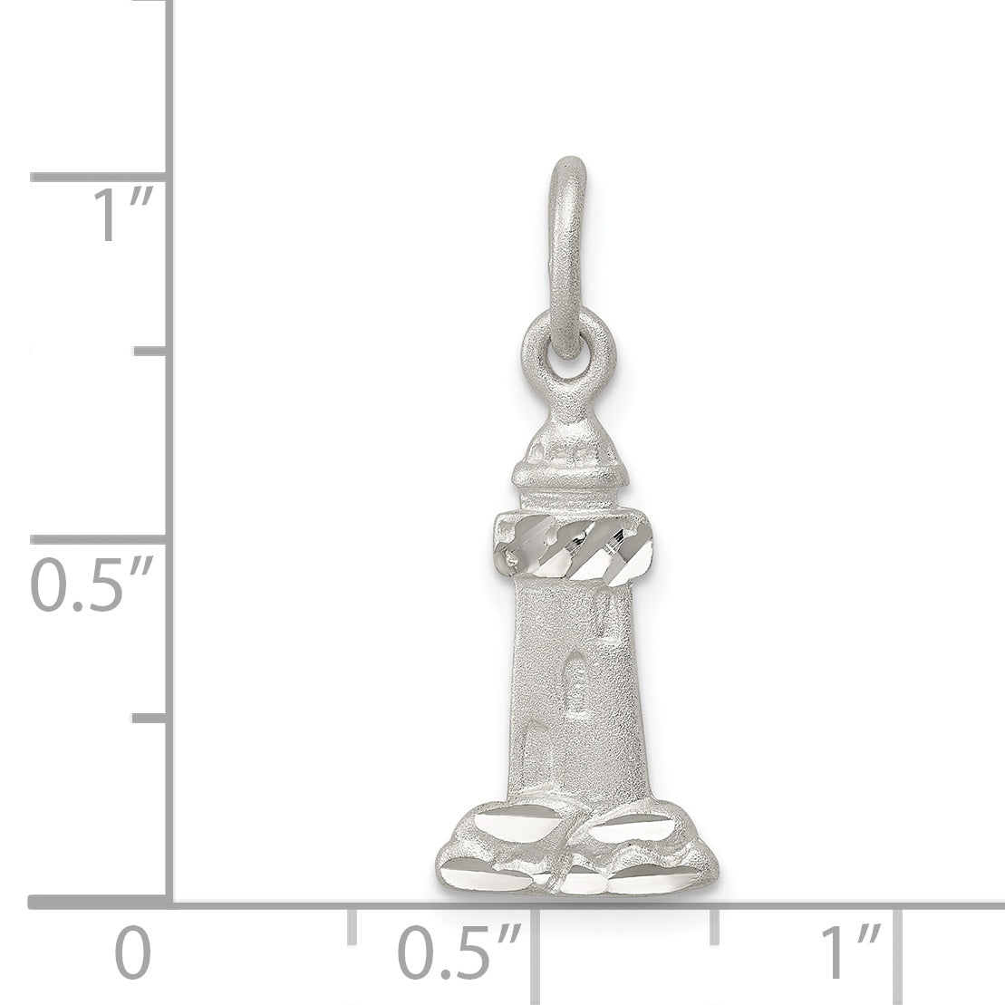 Sterling Silver Lighthouse Charm