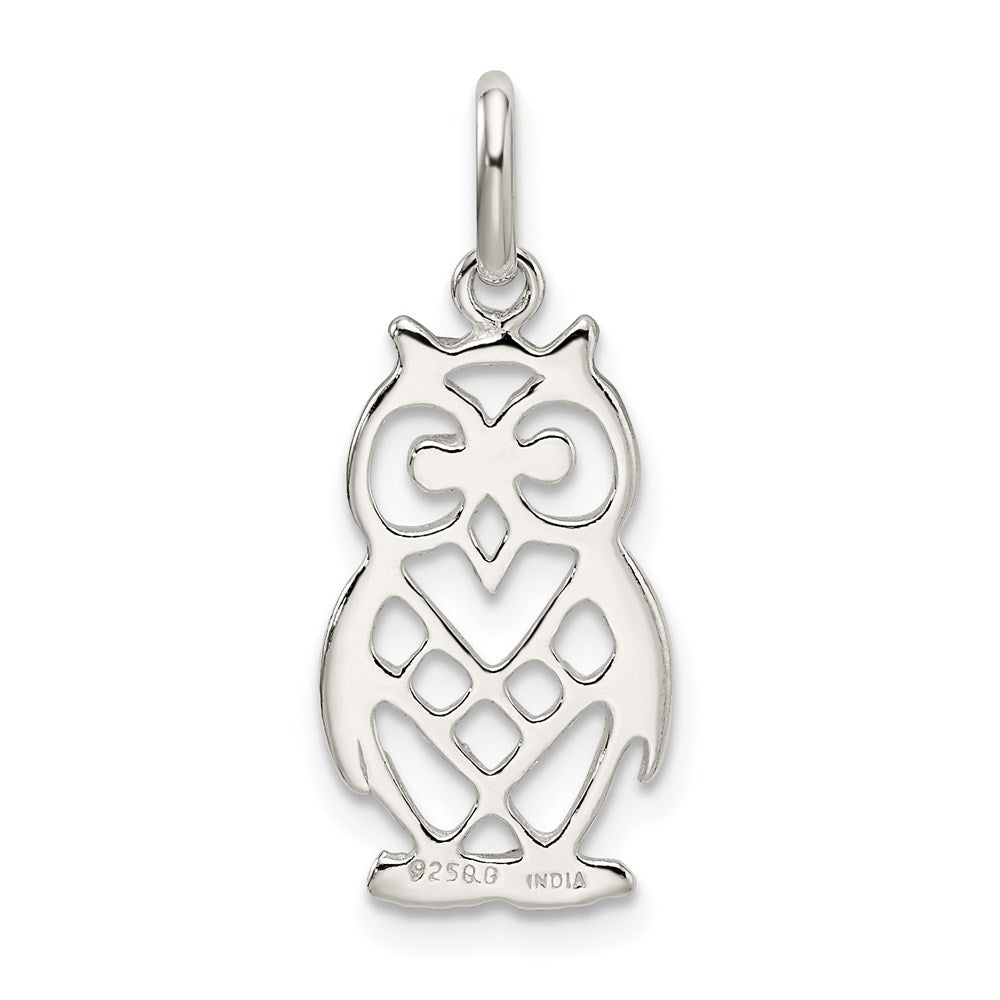 Sterling Silver Owl Charm