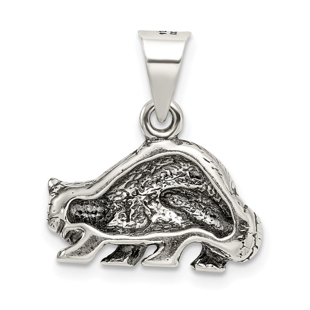 Sterling Silver Antiqued Raccoon Charm