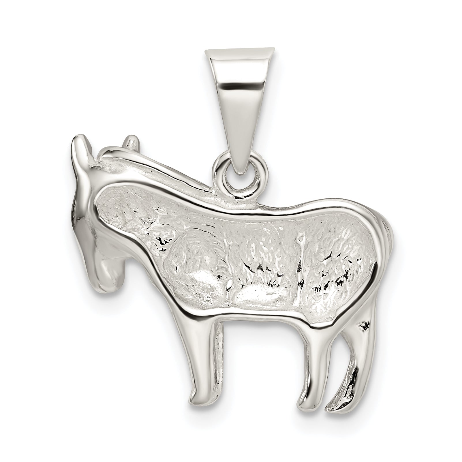Sterling Silver Donkey Pendant