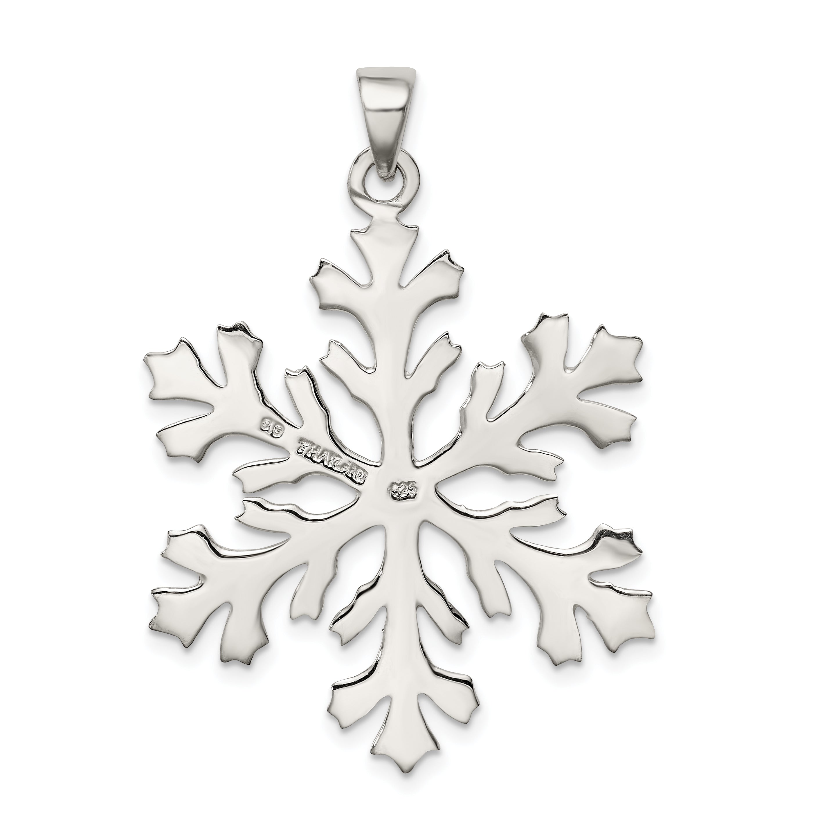 Sterling Silver Snowflake Pendant