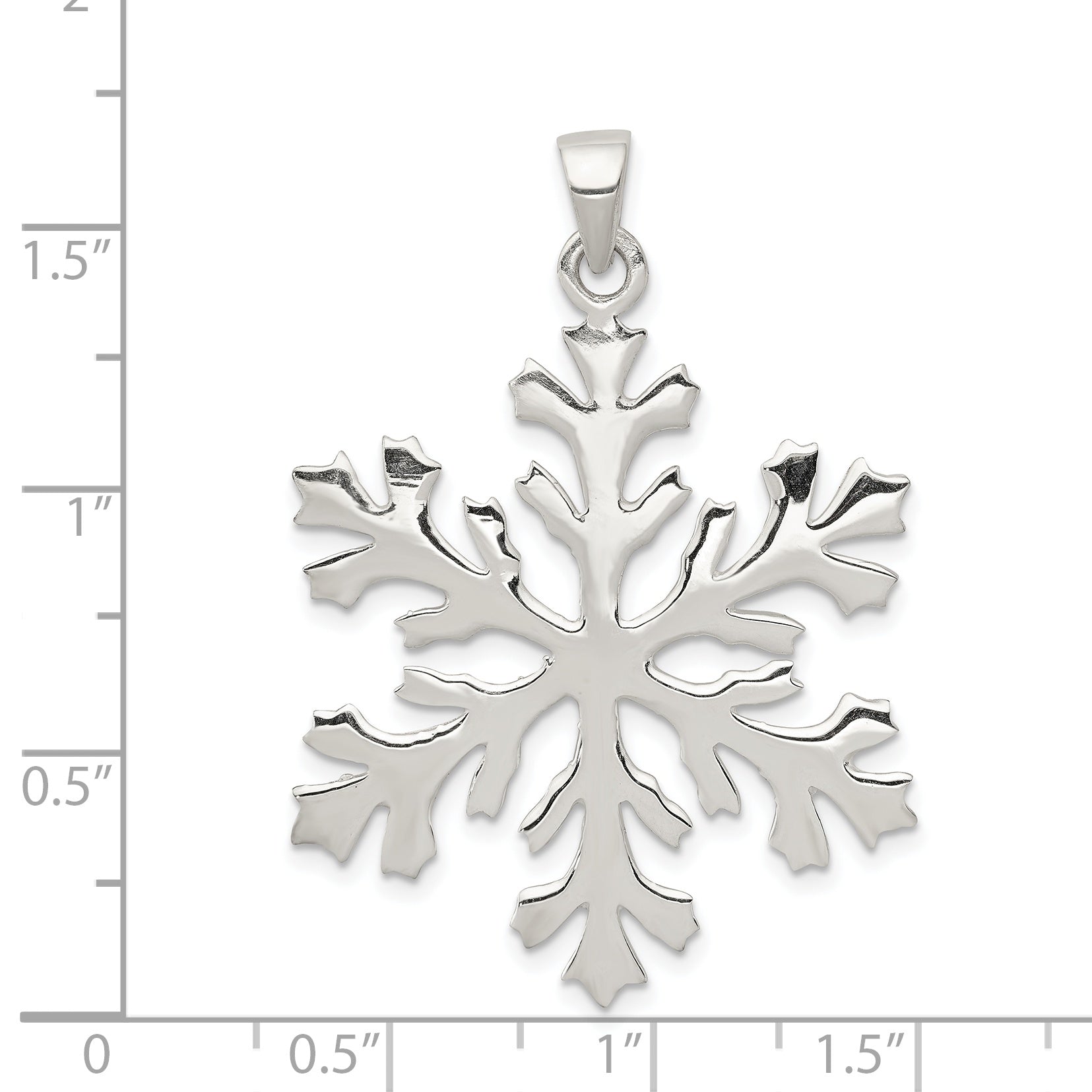 Sterling Silver Snowflake Pendant