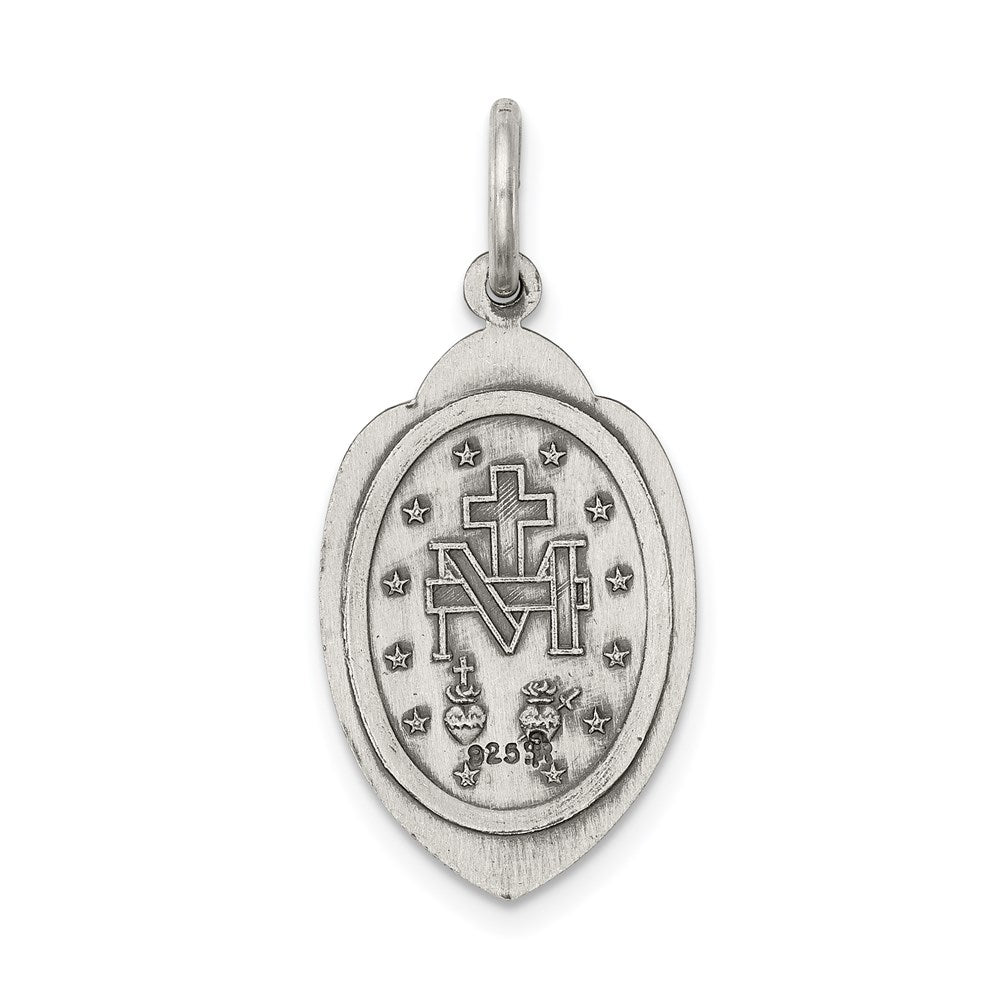 Sterling Silver Antiqued Miraculous Medal