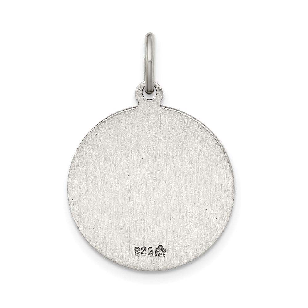 Sterling Silver Antiqued Our Lady of Loreto Medal