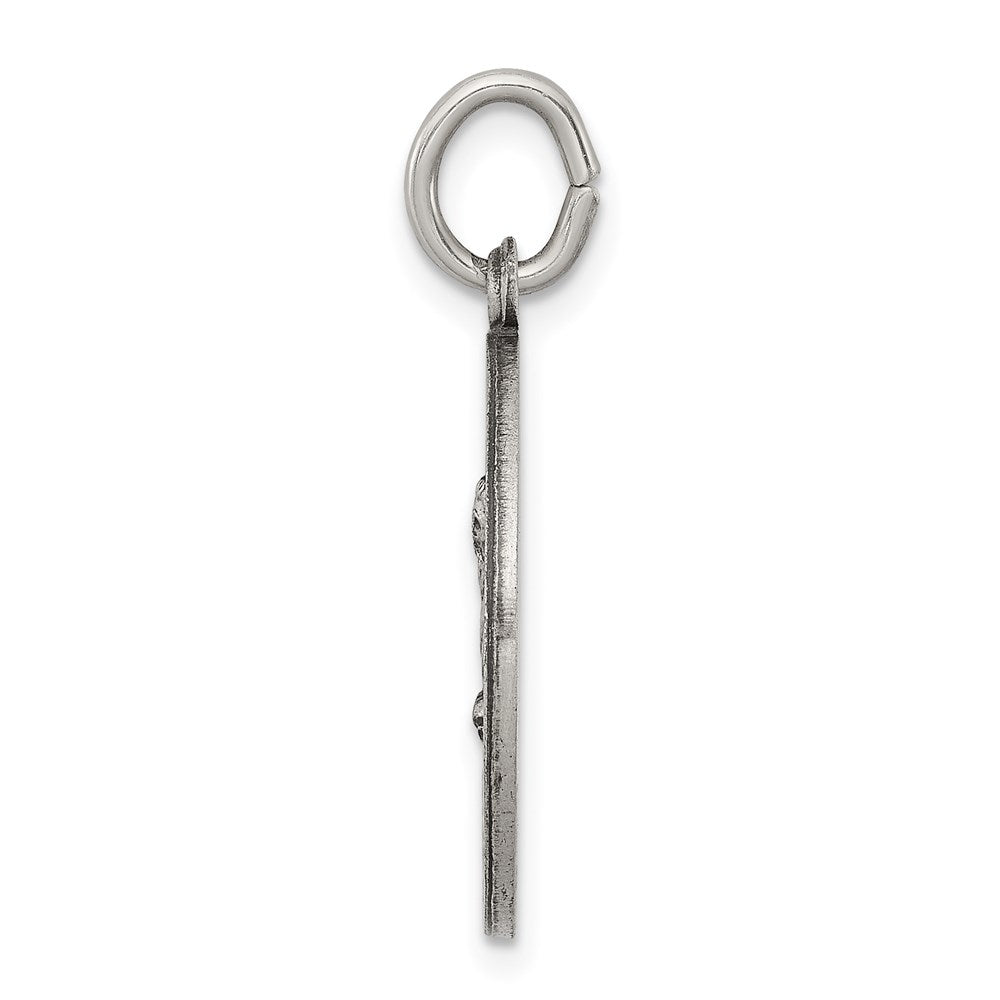 Sterling Silver Antiqued Saint Matthew Medal