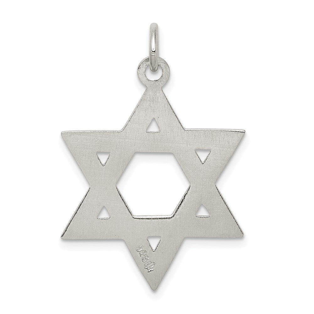 Sterling Silver Star of David Charm