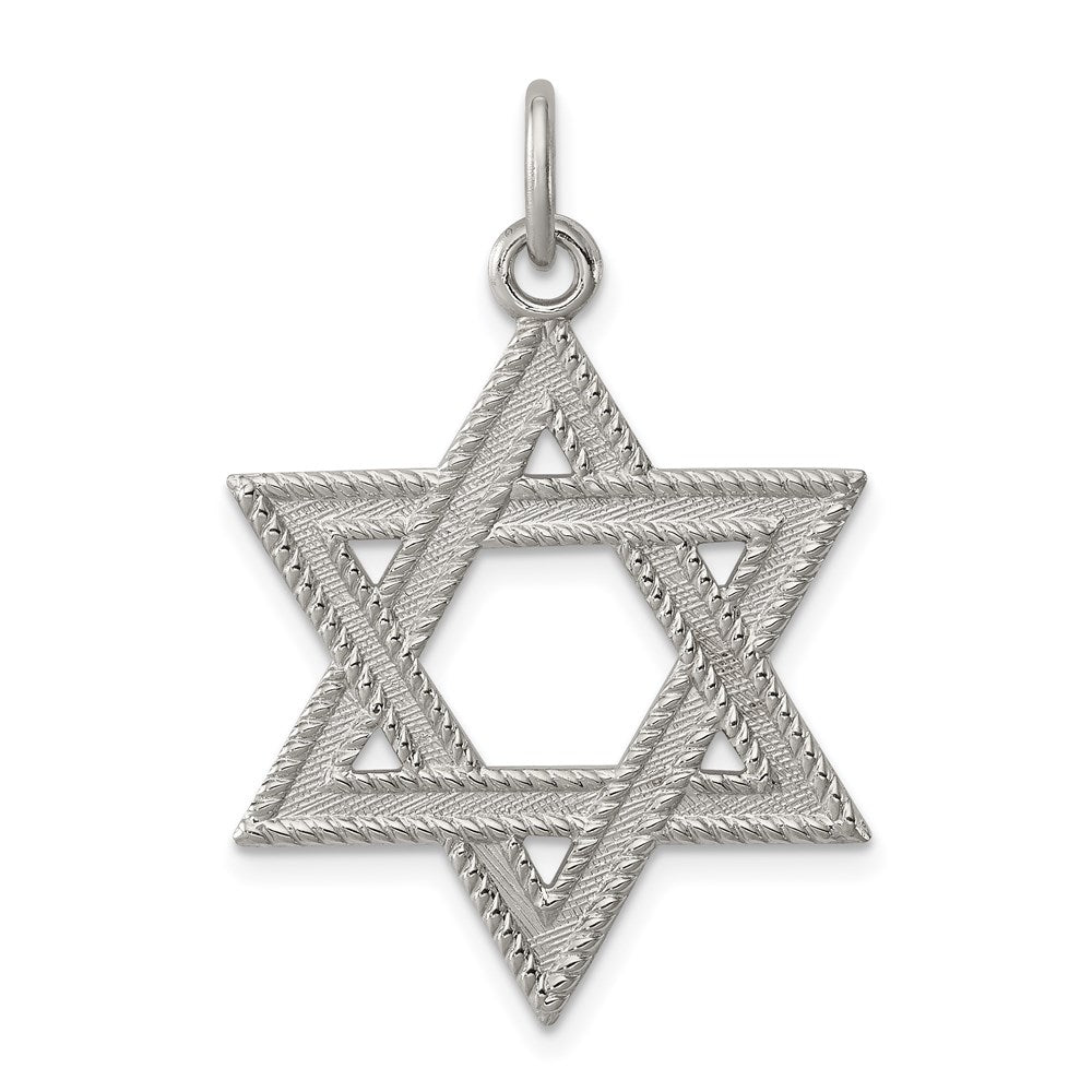 Sterling Silver Star of David Charm