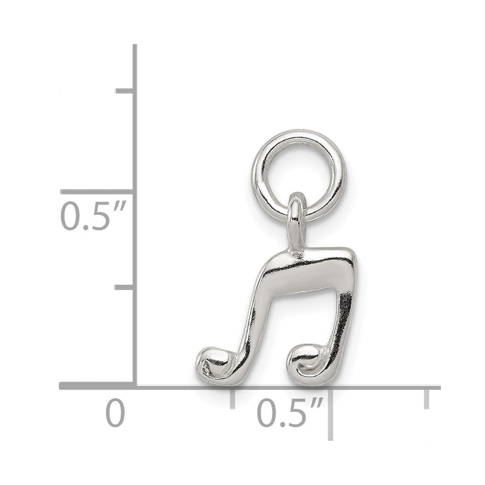 Sterling Silver Music Note Charm