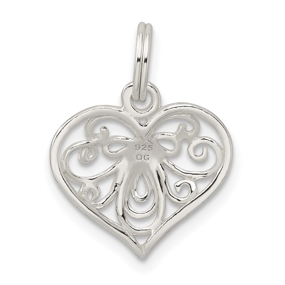 Sterling Silver Heart Charm
