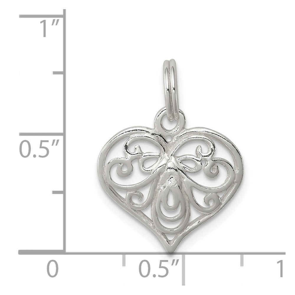Sterling Silver Heart Charm