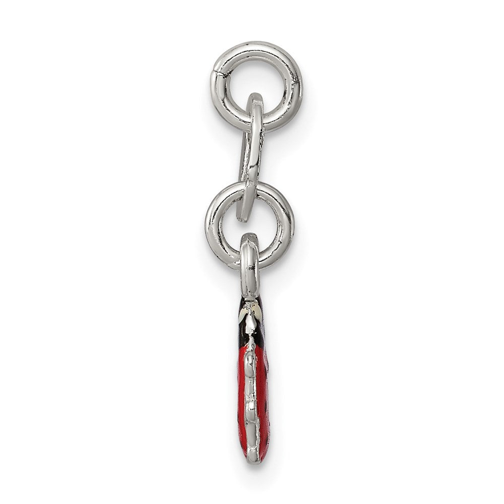 Sterling Silver Enameled Ladybug Charm