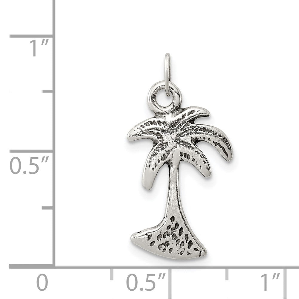Sterling Silver Palm Tree Charm