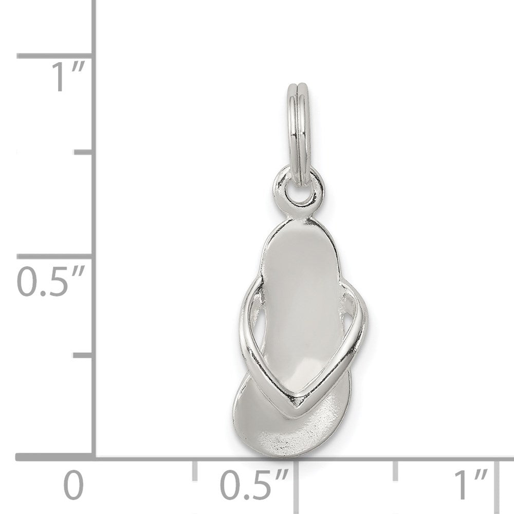 Sterling Silver Flip Flop Charm