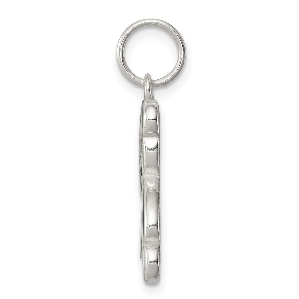 Sterling Silver Enameled Panda Bear Charm