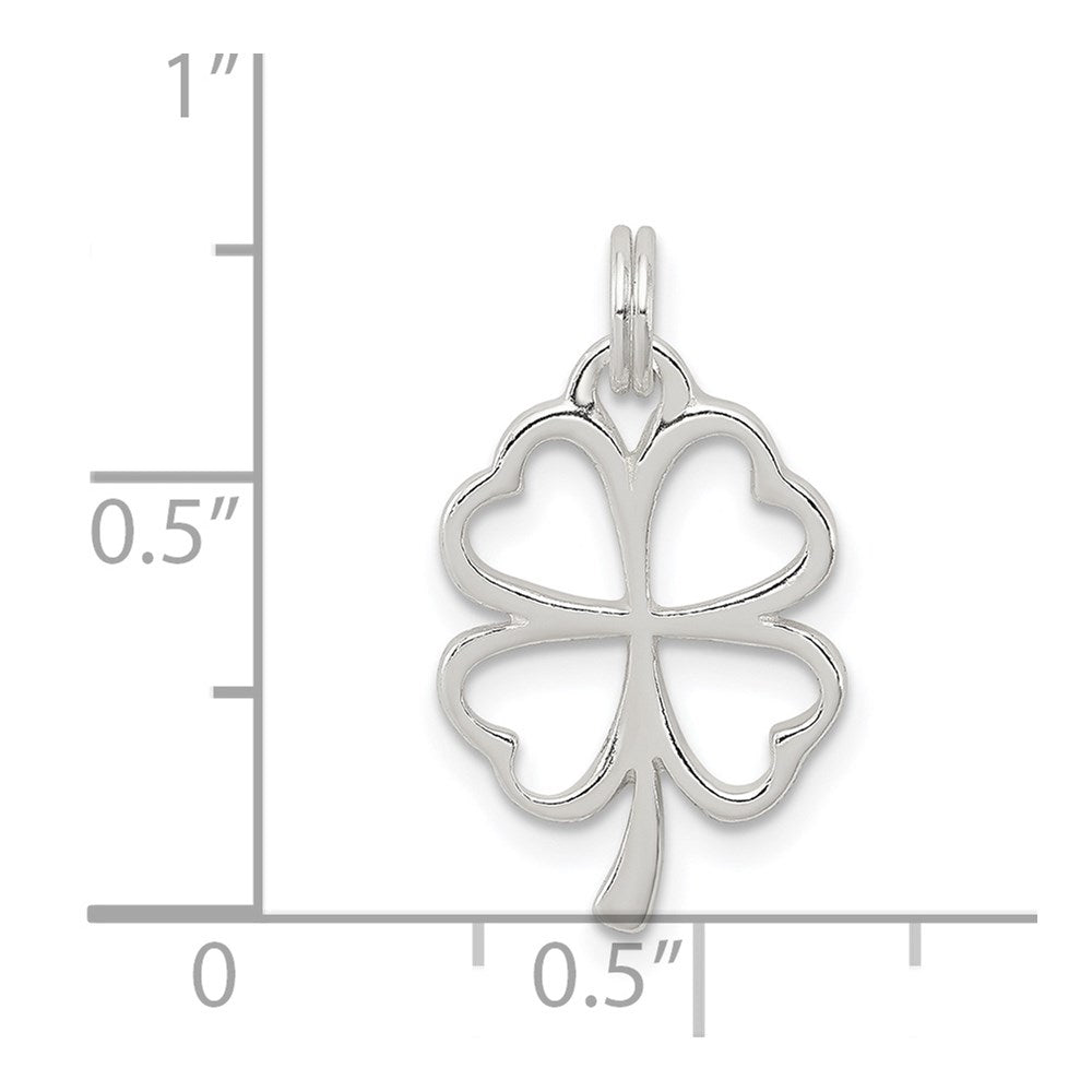 Sterling Silver Four Leaf Clover Charm