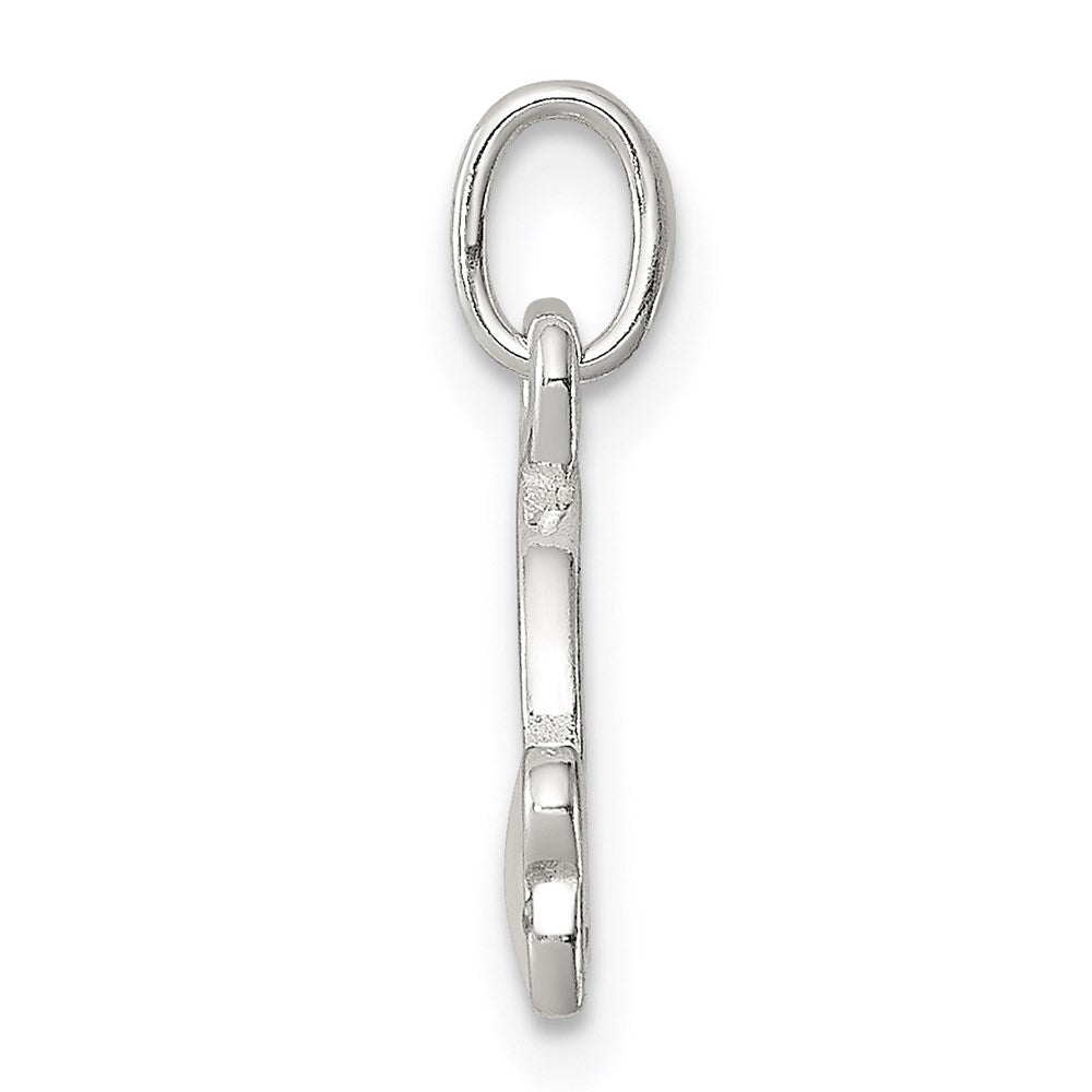 Sterling Silver Enameled I Love My Dog Charm